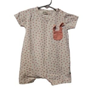 The Bonnie Mob girls‎ bunny shortie romper 6-9 months